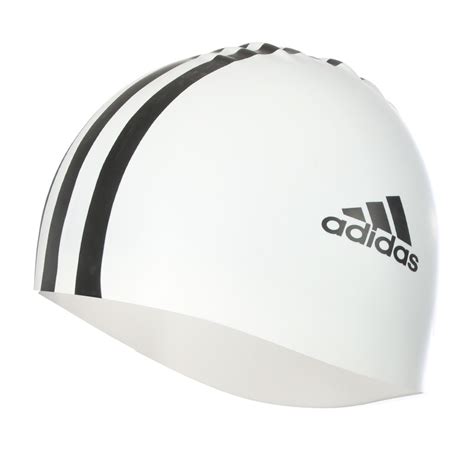 Amazon.com: Adidas Gorra de natación unisex con logotipo de .